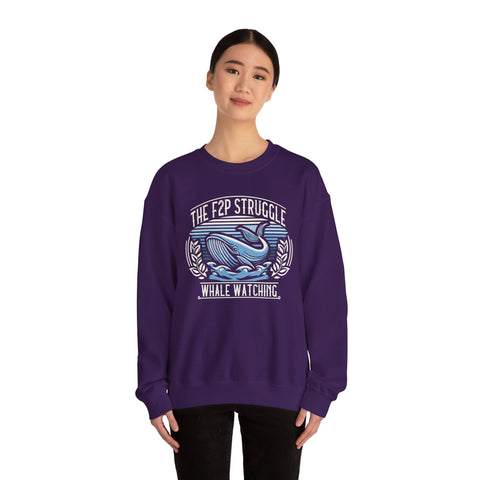 Unisex F2P Struggle Whale Watching Sweatshirt   