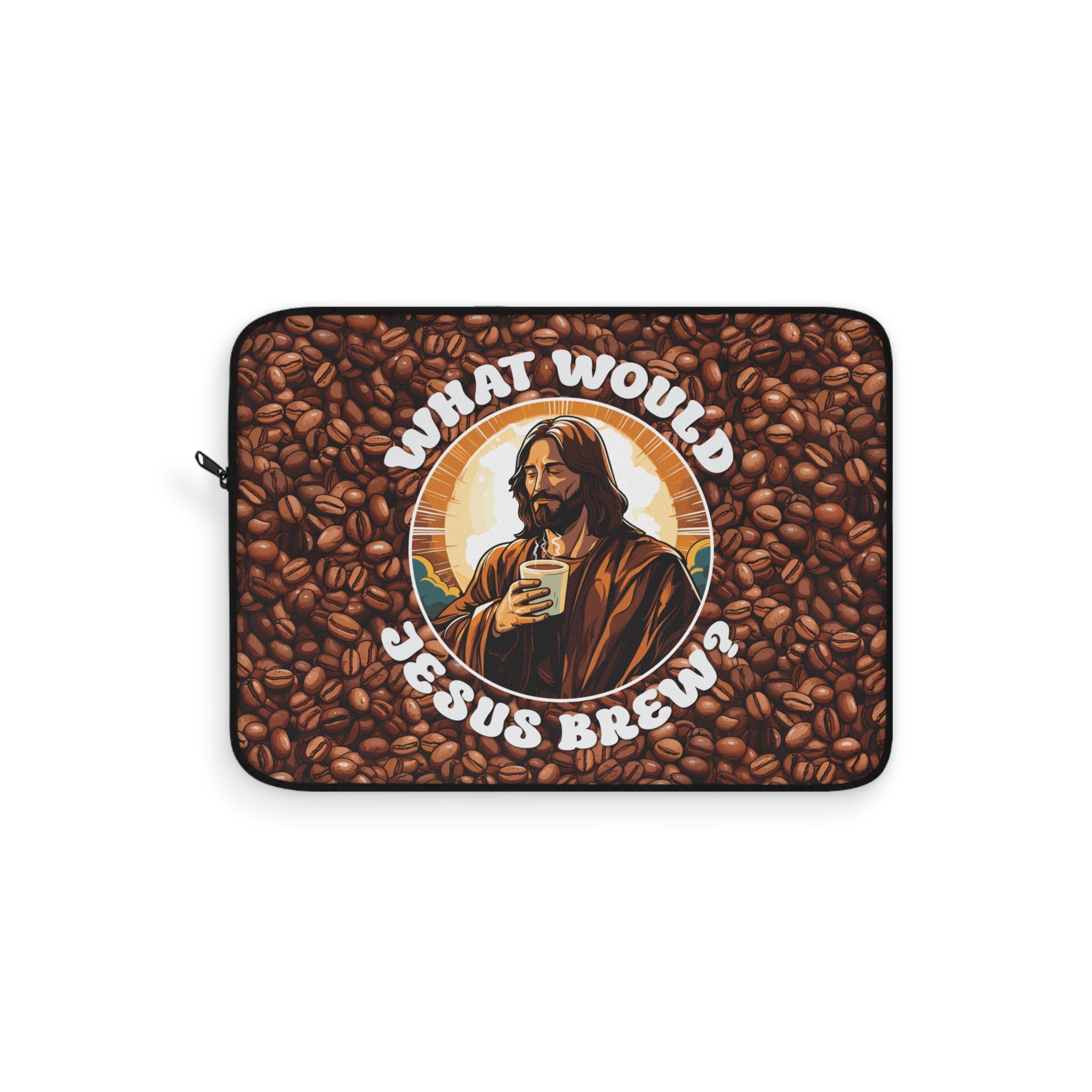 What Would Jesus Brew Coffee Laptop Sleeve 12"  