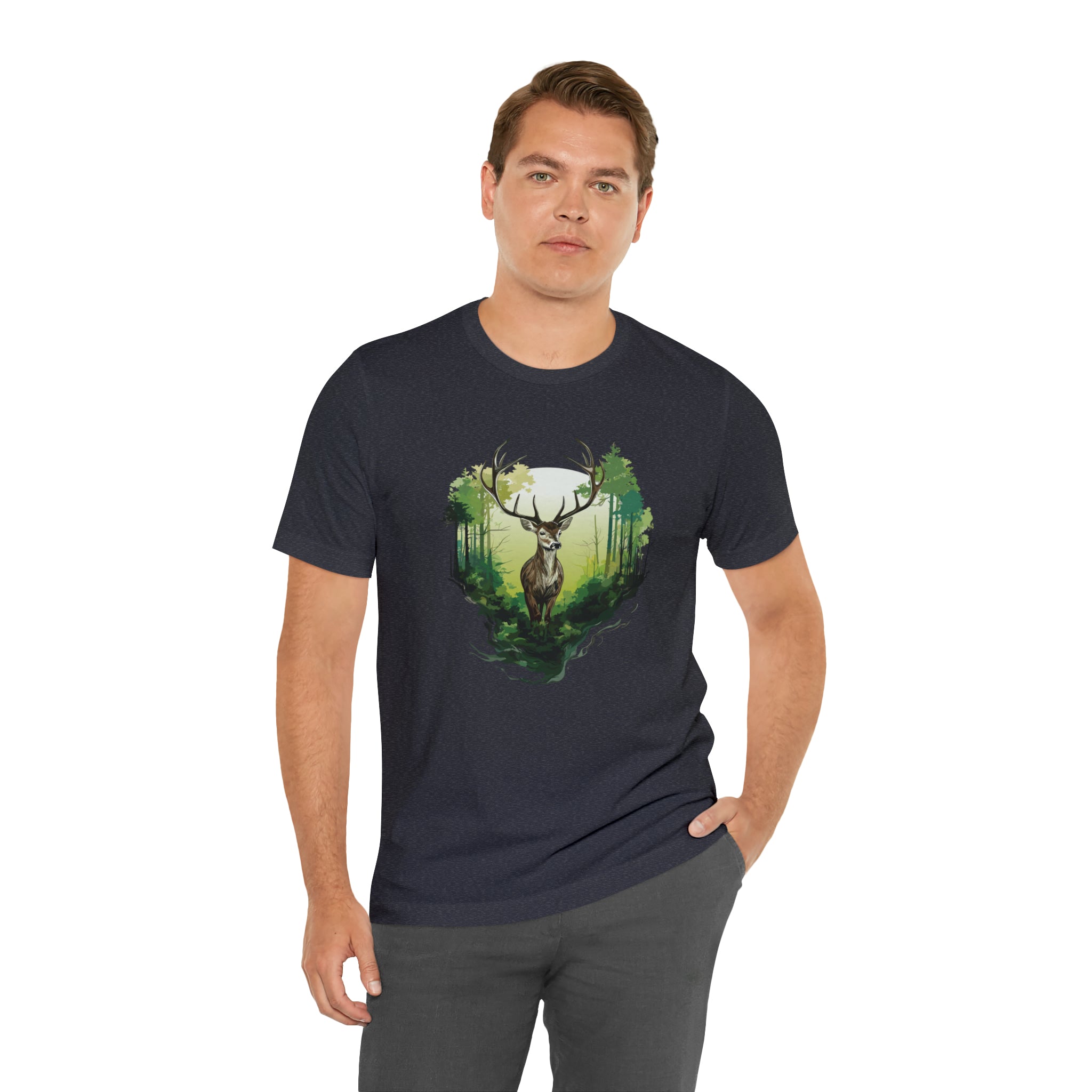 Unisex Forest Deer T Shirt   