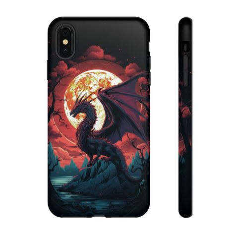 Dragon Fiery Moonlight Phone Case iPhone XS MAX Matte 