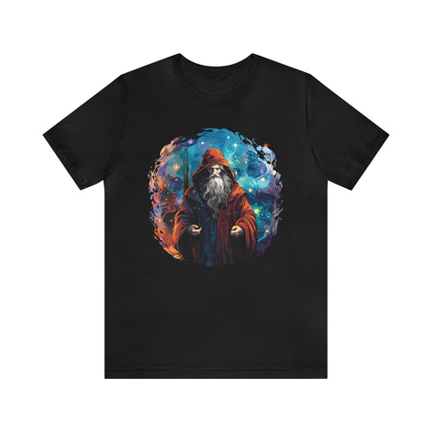 Unisex Galactic Wizard T Shirt Black S 