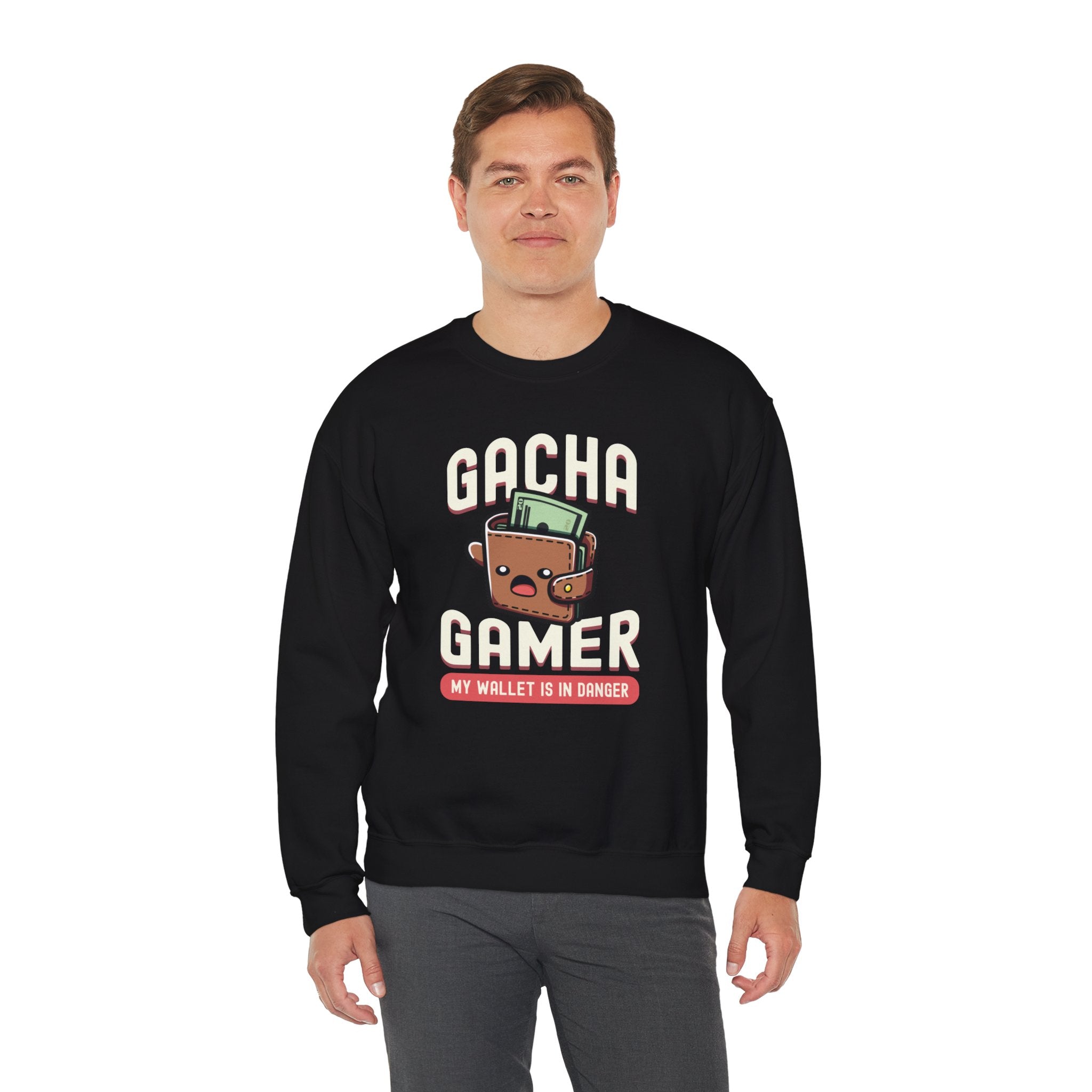 Unisex Gacha Gamer My Wallet is in Trouble Sweatshirt   