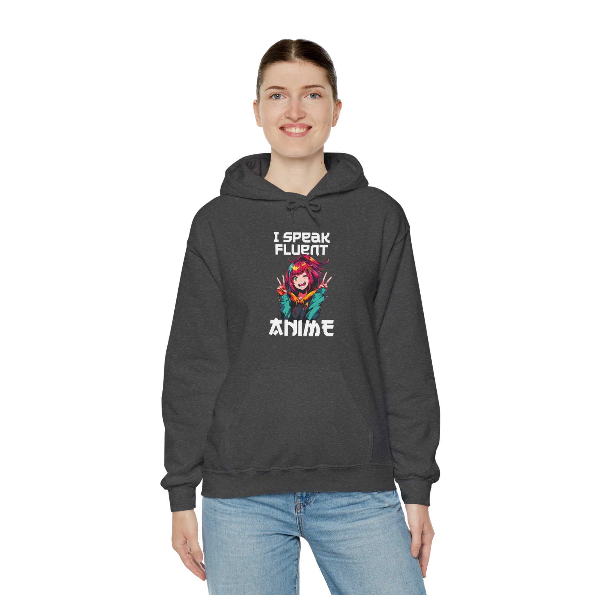 Unisex I Speak Fluent Anime Girl Hoodie   