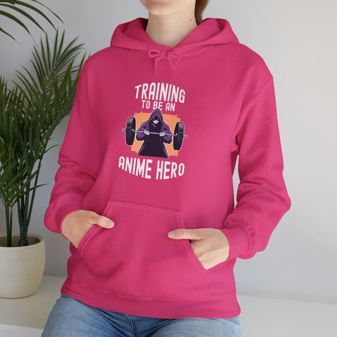 Unisex Training to be an Anime Hero Hoodie   