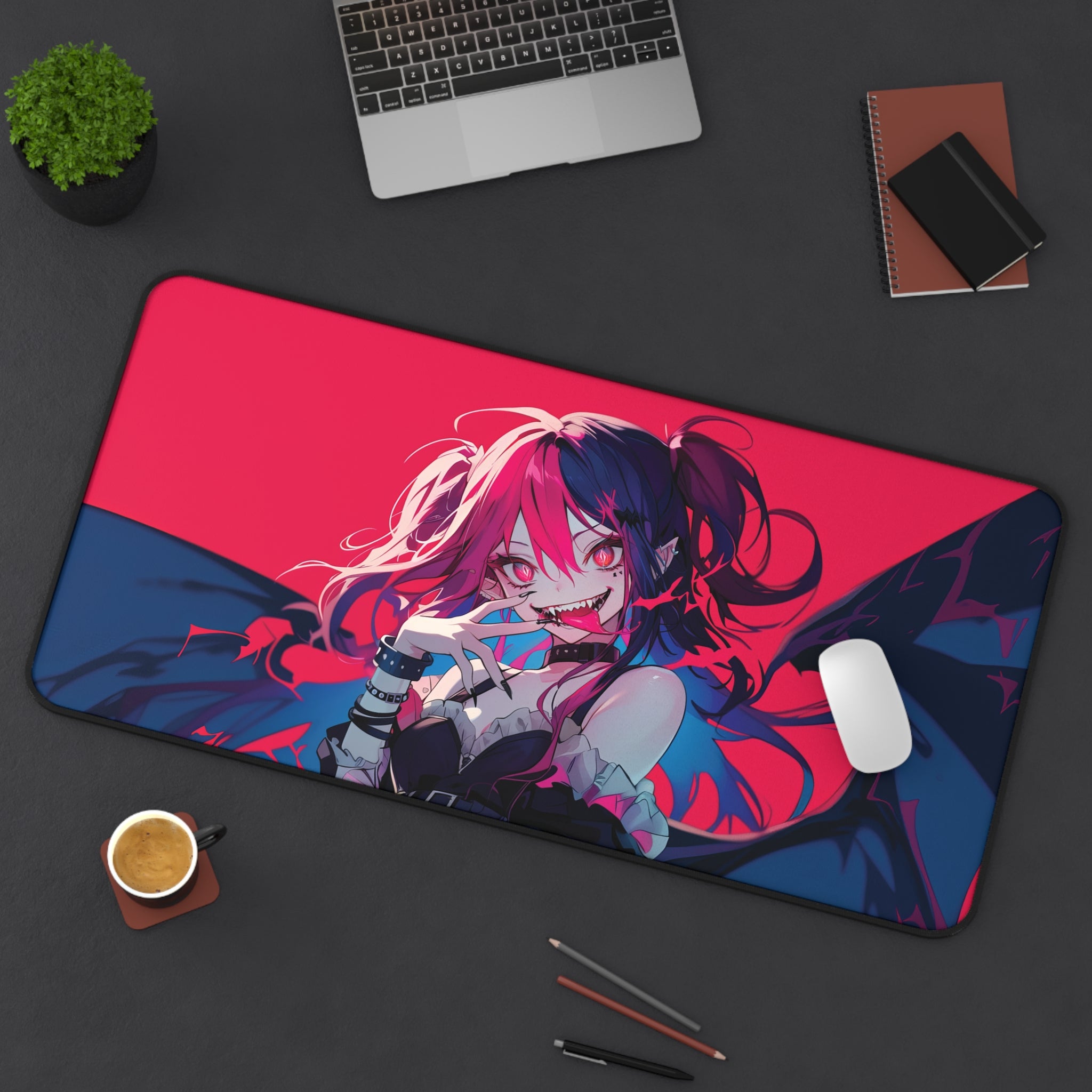 Anime Vampire Woman Desk Mat   