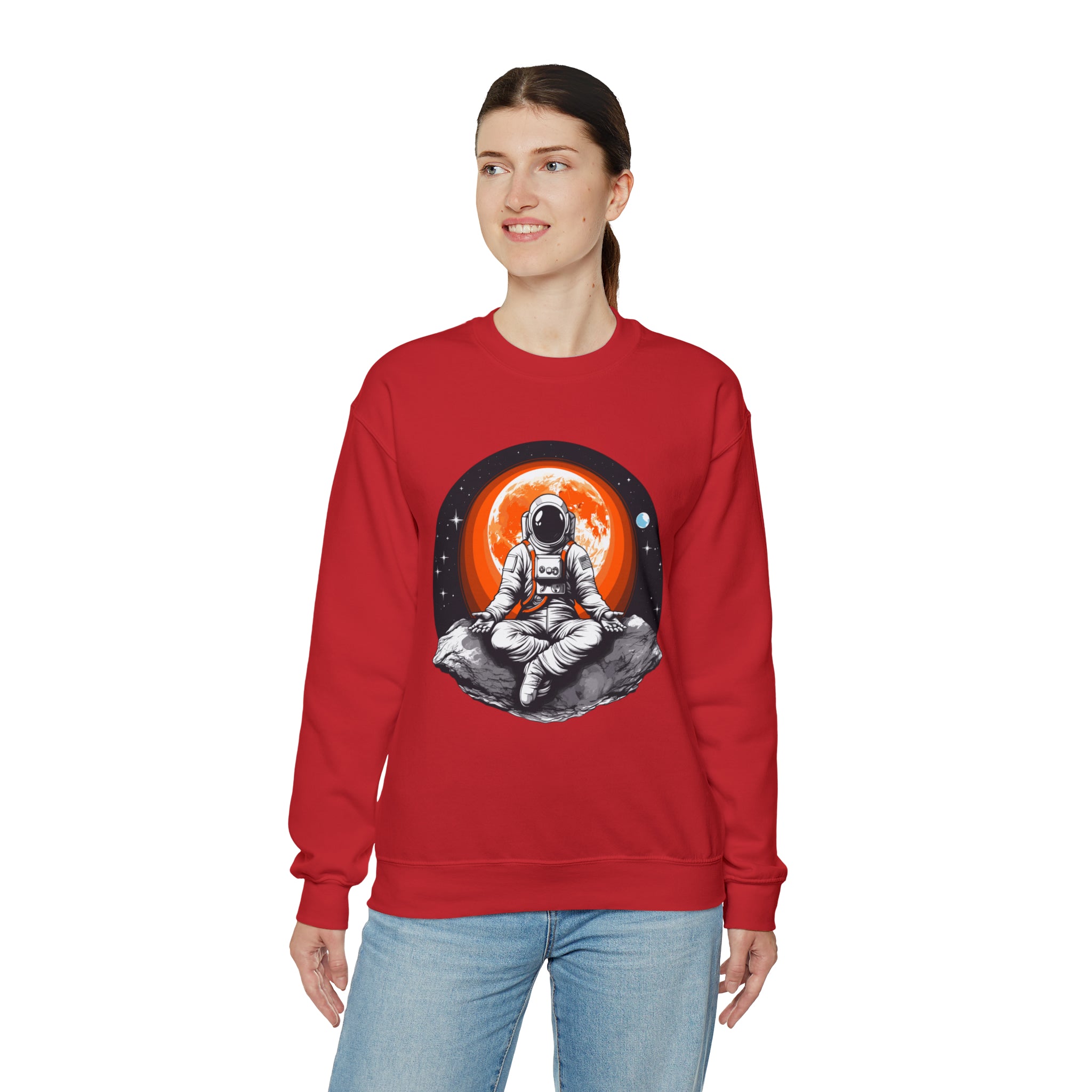 Unisex Meditating Astronaut Sweatshirt   