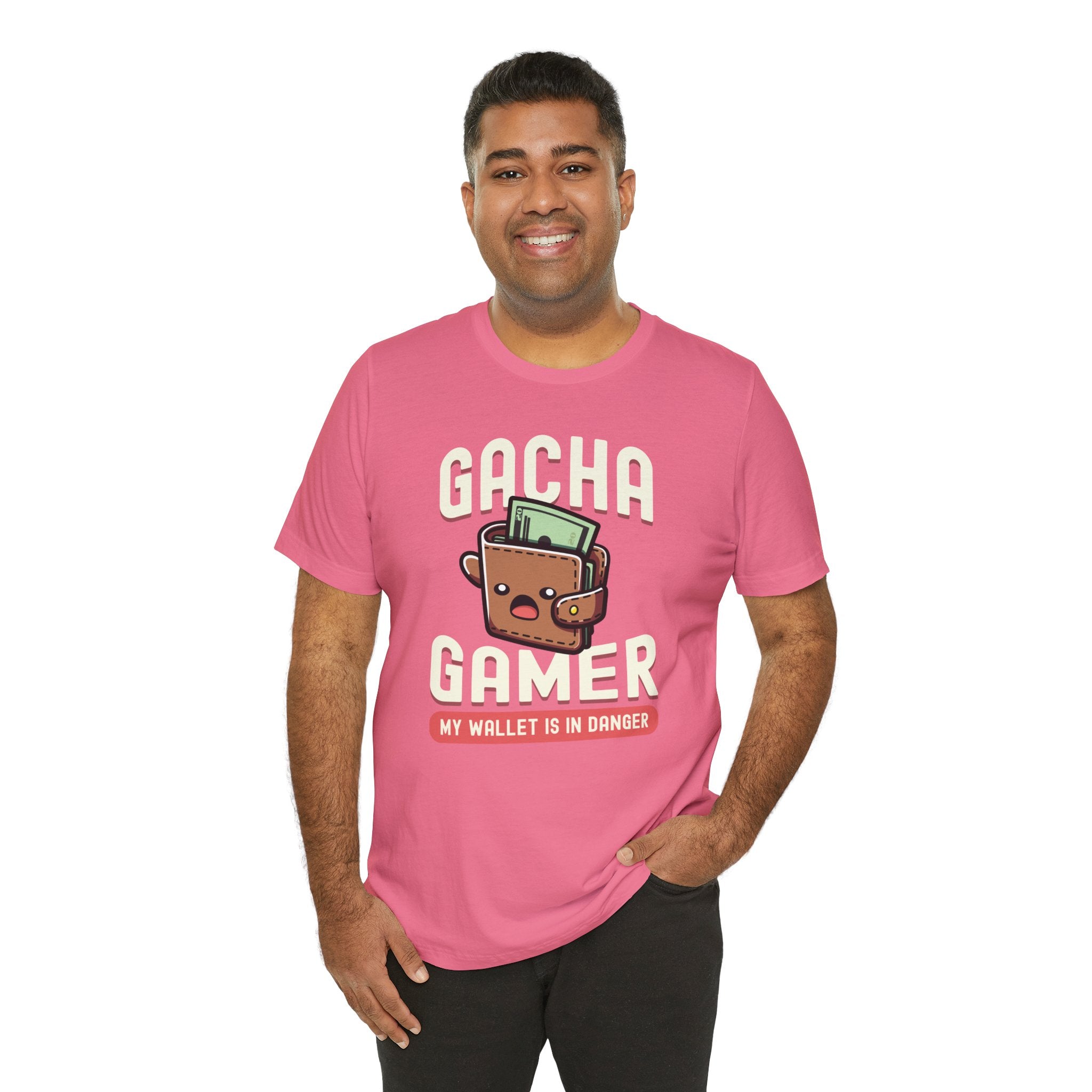 Unisex Gacha Gamer My Wallet is in Trouble T Shirt   