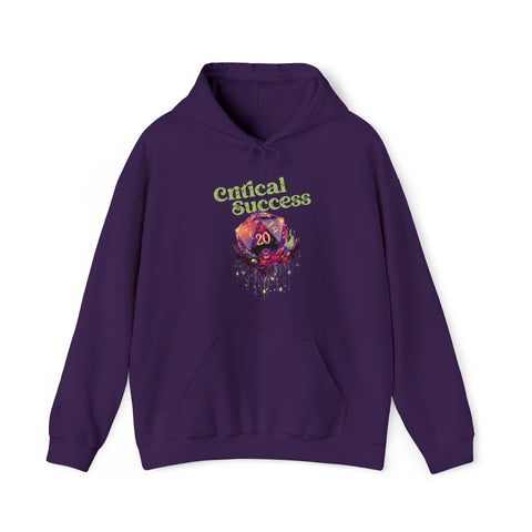 Unisex Critical Success Hoodie Purple S 