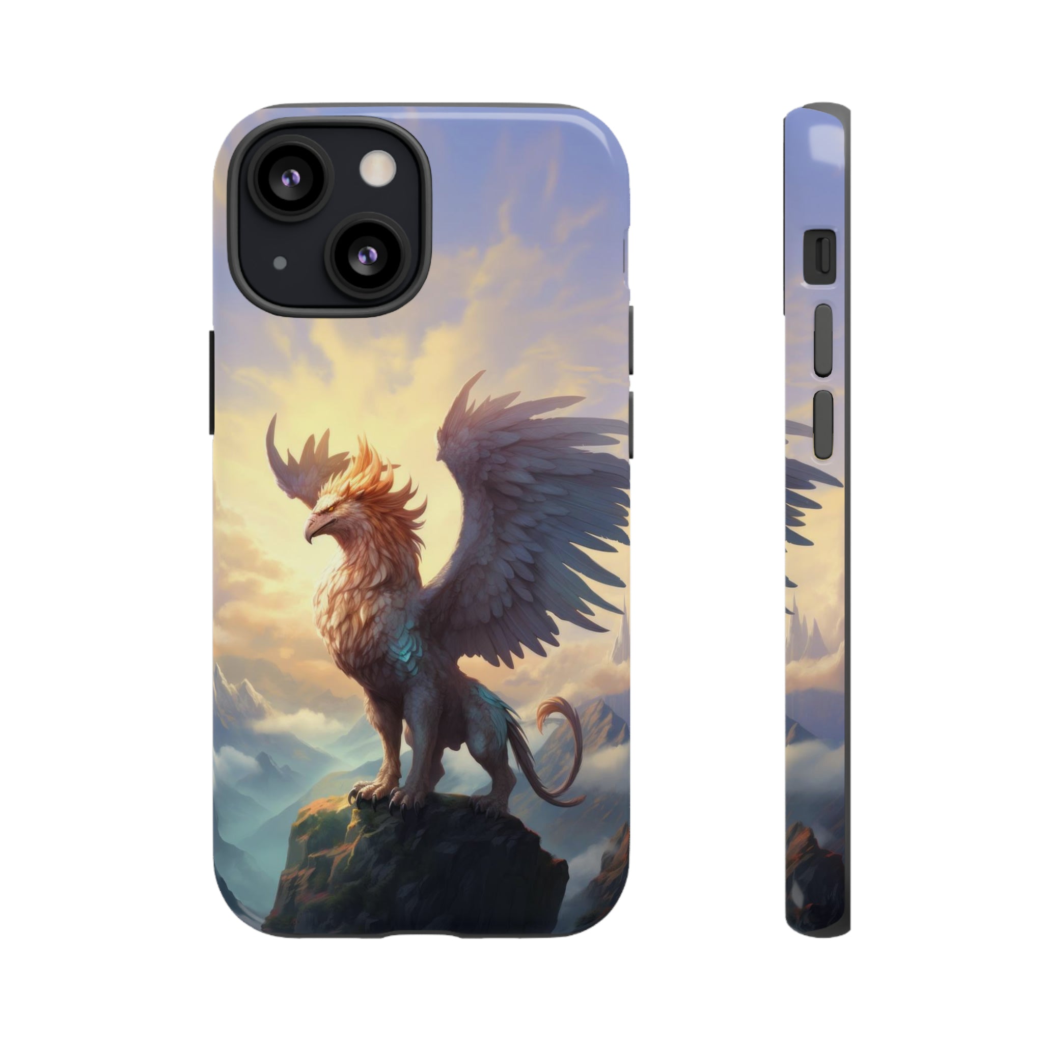 Mountaintop Griffin Phone Case iPhone 13 Mini Glossy 