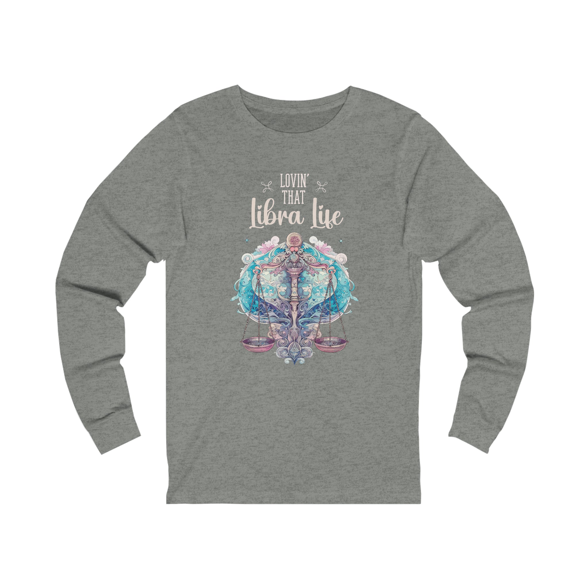 Unisex Libra Life Long Sleeve T Shirt   