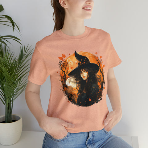 Unisex Autumn Witch T Shirt   