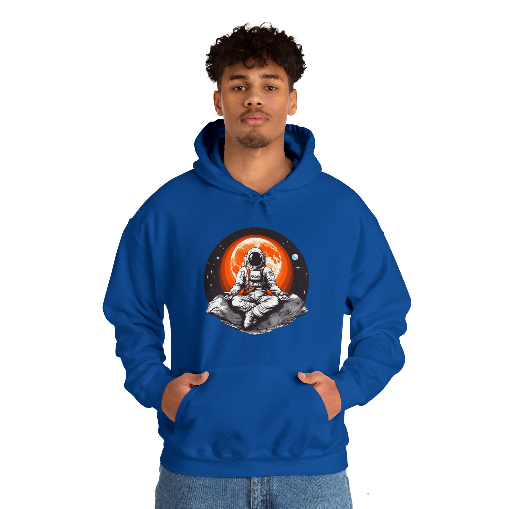 Unisex Meditating Astronaut Hoodie   