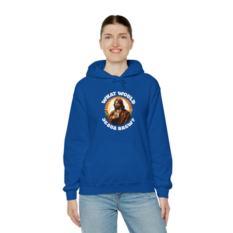 Unisex What Would Jesus Brew Coffee Hoodie   