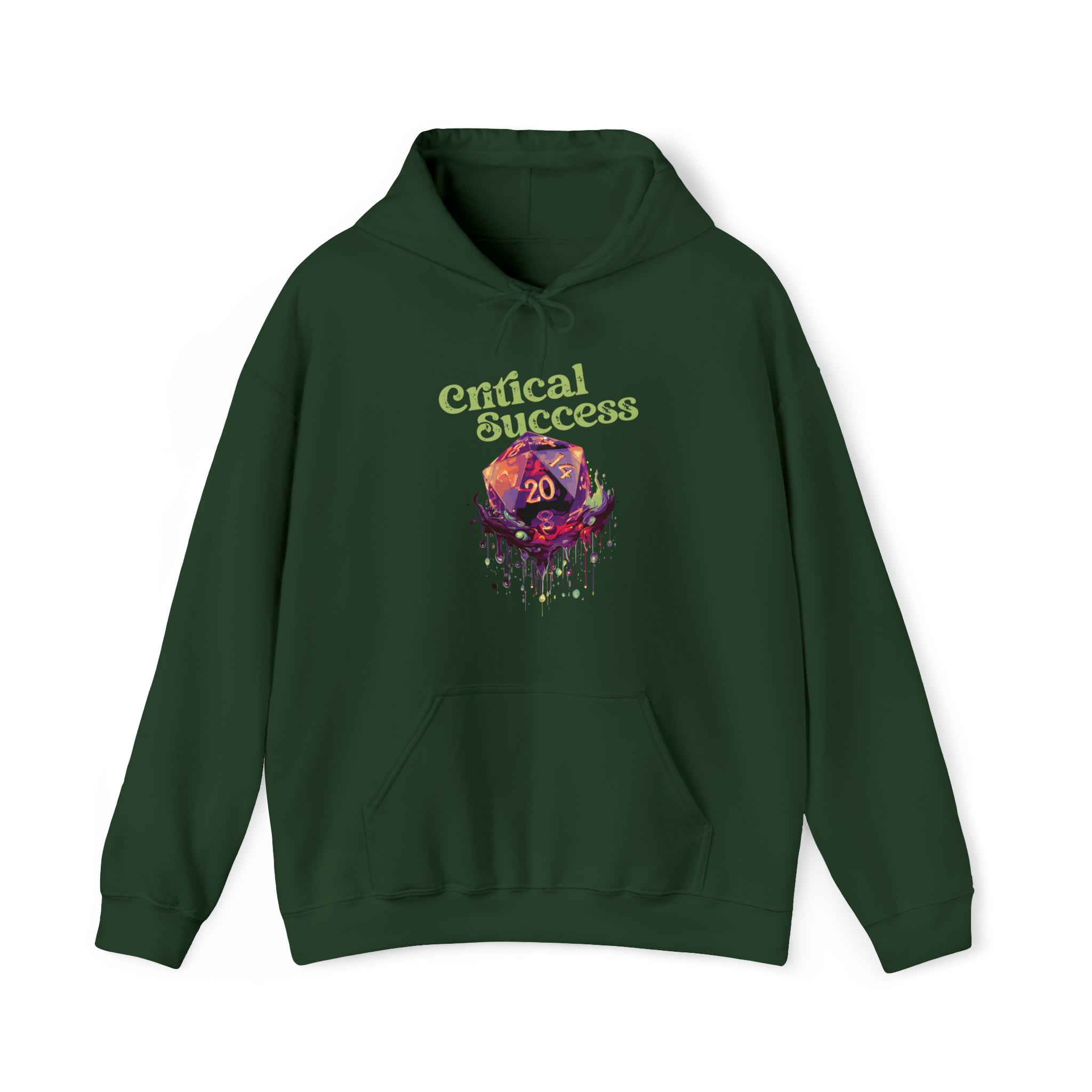 Unisex Critical Success Hoodie Forest Green S 