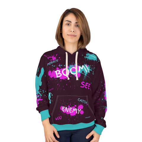 Unisex Boom Gaming Inspired All Over Print Hoodie   