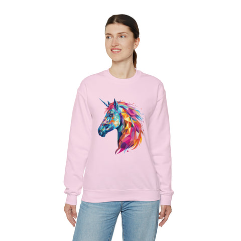 Unisex Crystallized Unicorn Mane Sweatshirt   