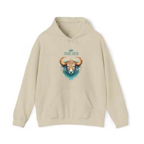 Womens Taurus Queen Hoodie Sand S 