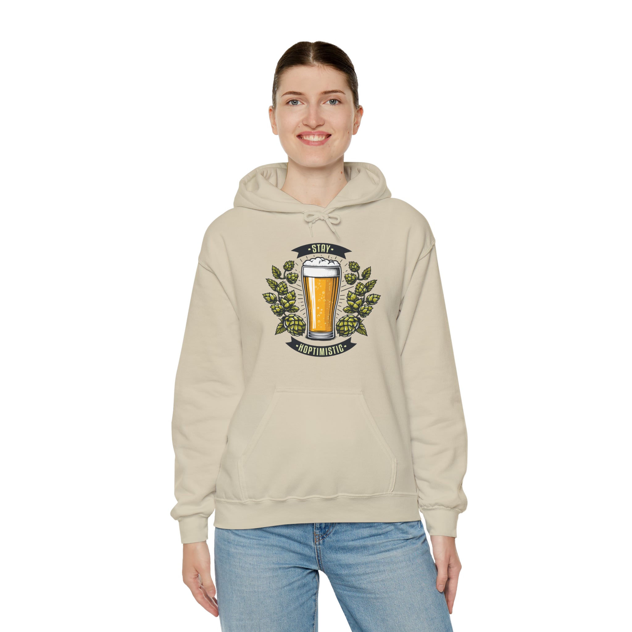 Unisex Stay Hoptimistic Hoodie   