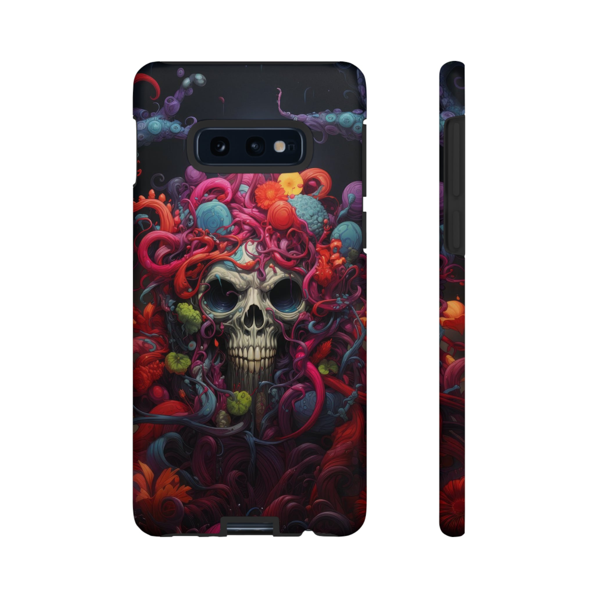 Psychedelic Skull & Tentacles Phone Case Samsung Galaxy S10E Matte 