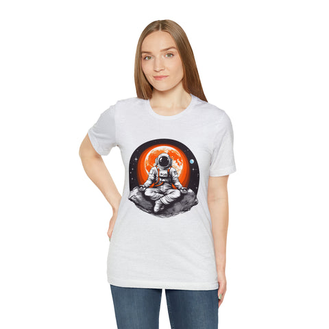 Unisex Meditating Astronaut T Shirt   