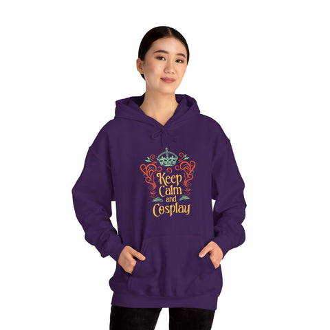 Unisex Keep Calm and Cosplay Hoodie   