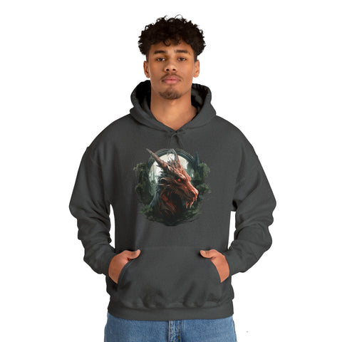 Unisex Dragon Face Hoodie   