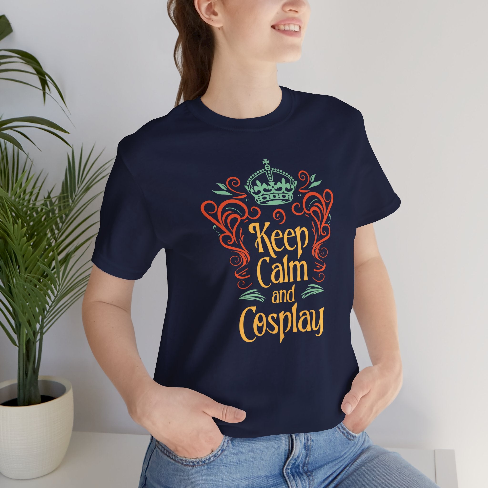 Unisex Keep Calm and Cosplay T Shirt   