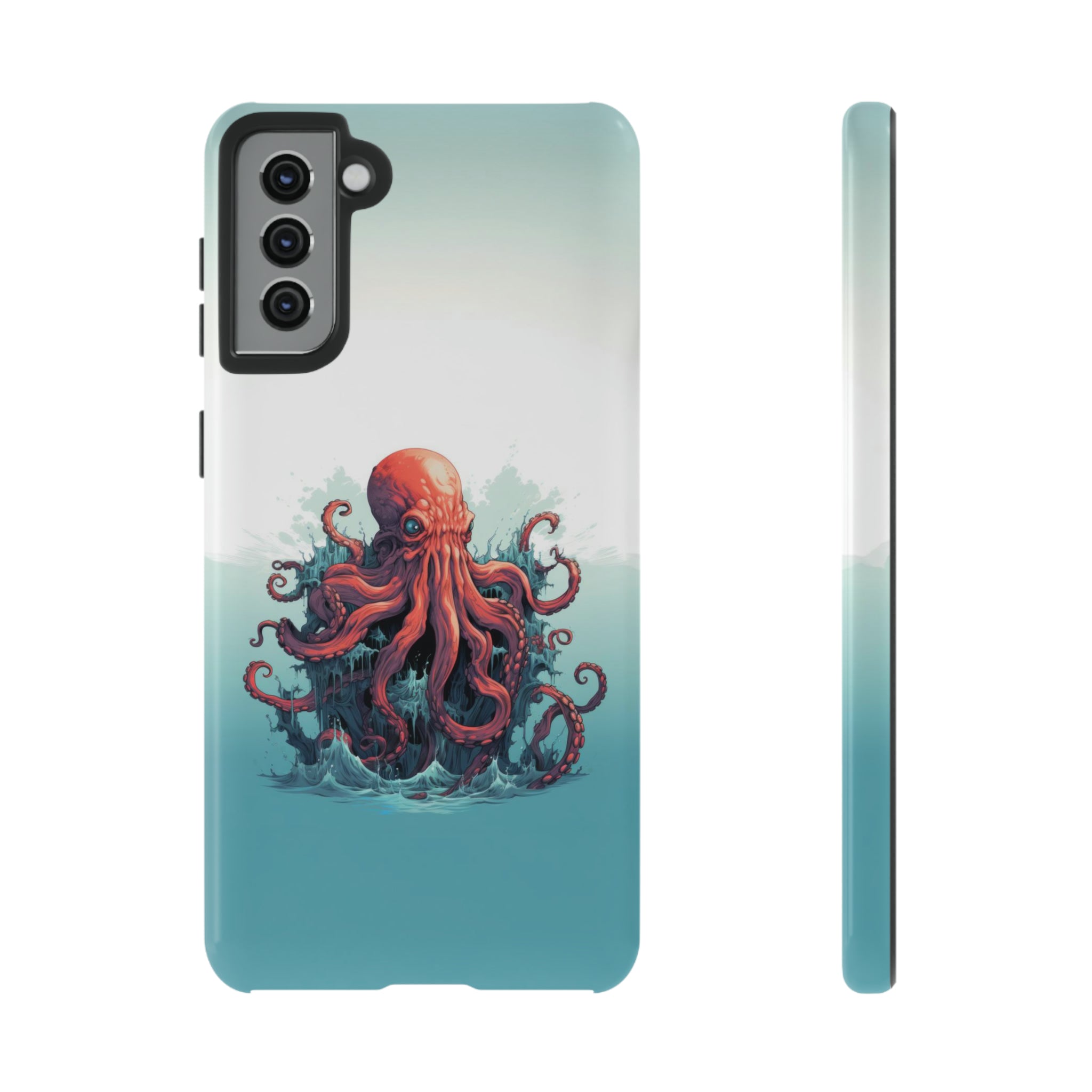 Kraken in the Ocean Phone Case Samsung Galaxy S21 Plus Glossy 