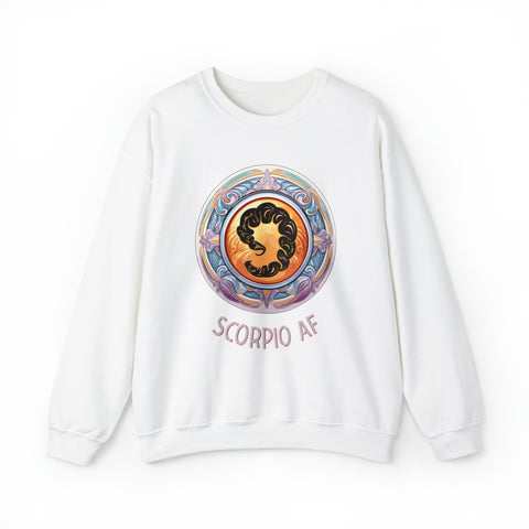 Unisex Scorpio AF Sweatshirt S White 