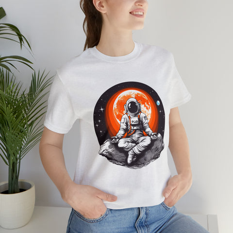 Unisex Meditating Astronaut T Shirt   