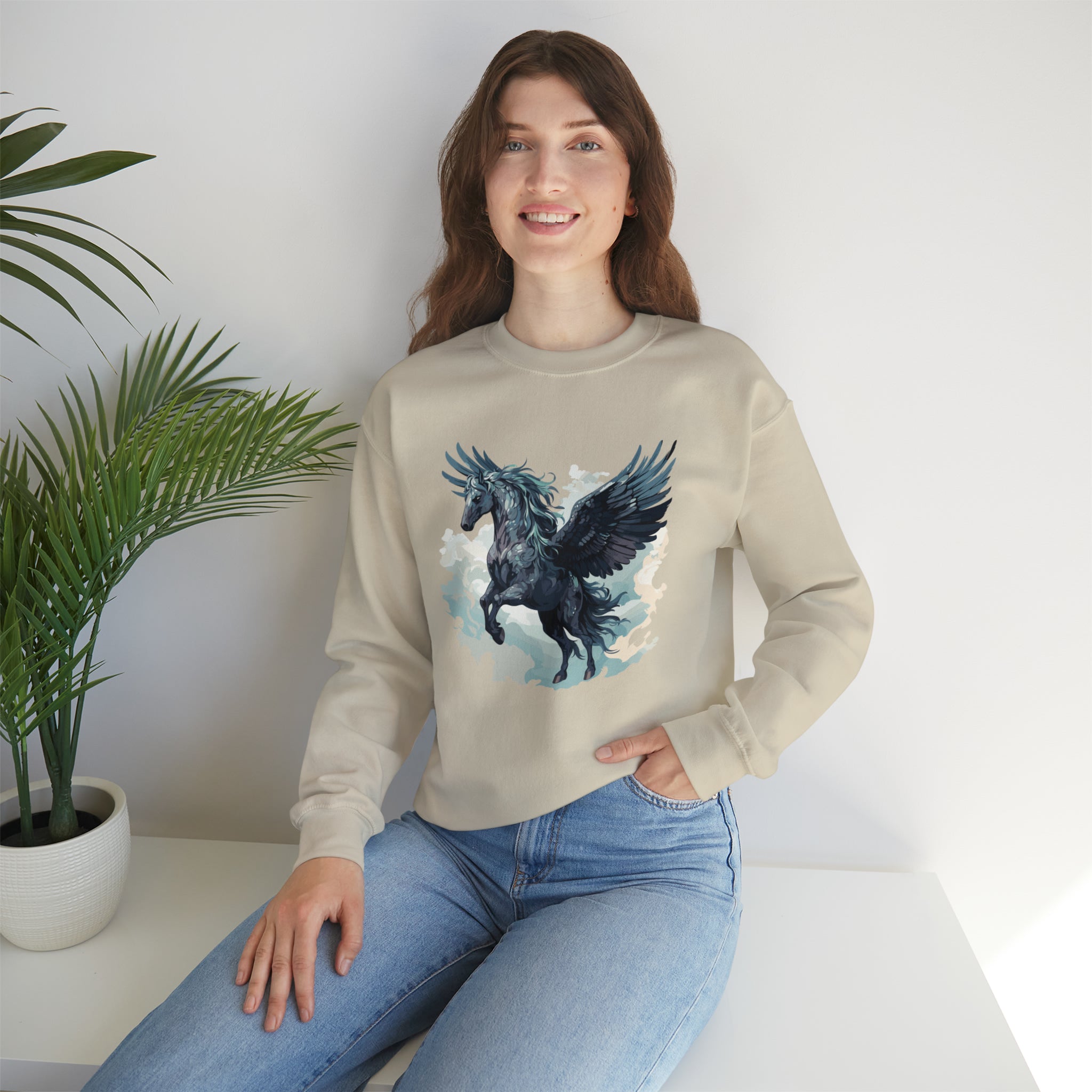 Unisex Majestic Pegasus Sweatshirt   