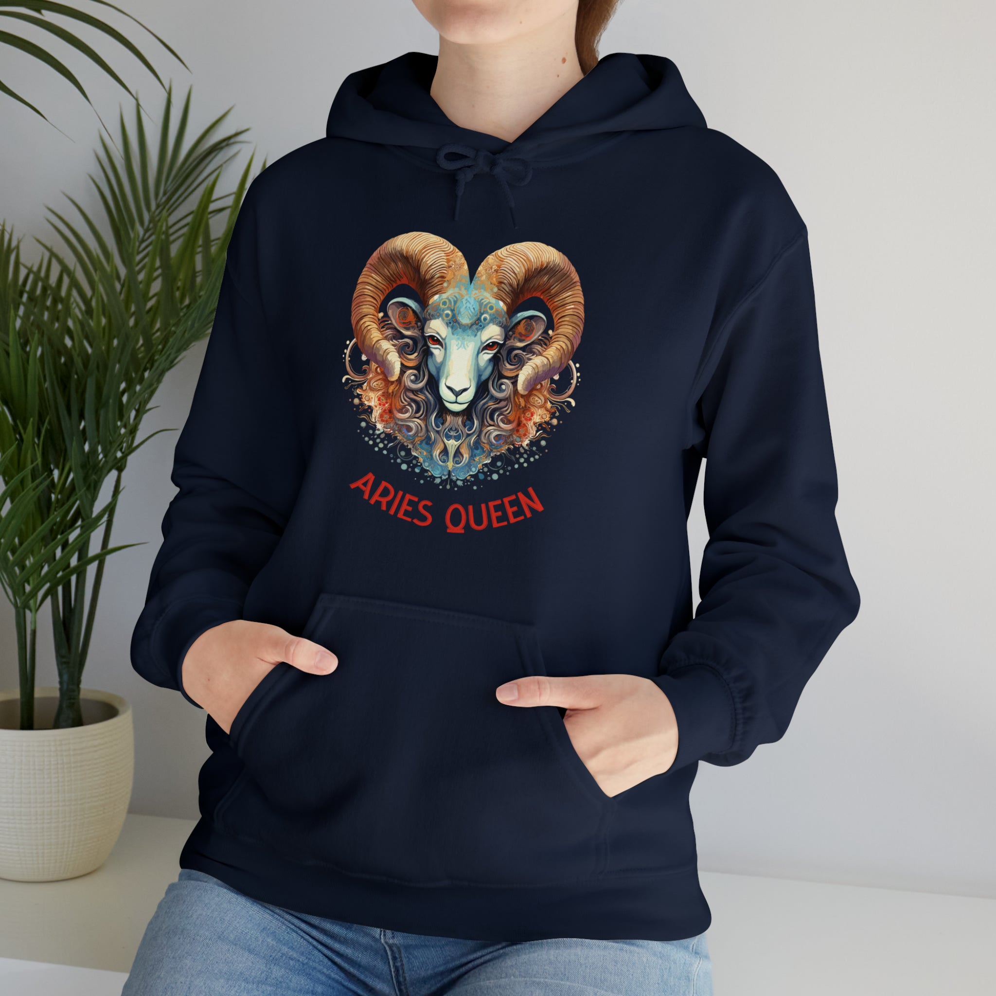 Womens Aries Queen Hoodie   