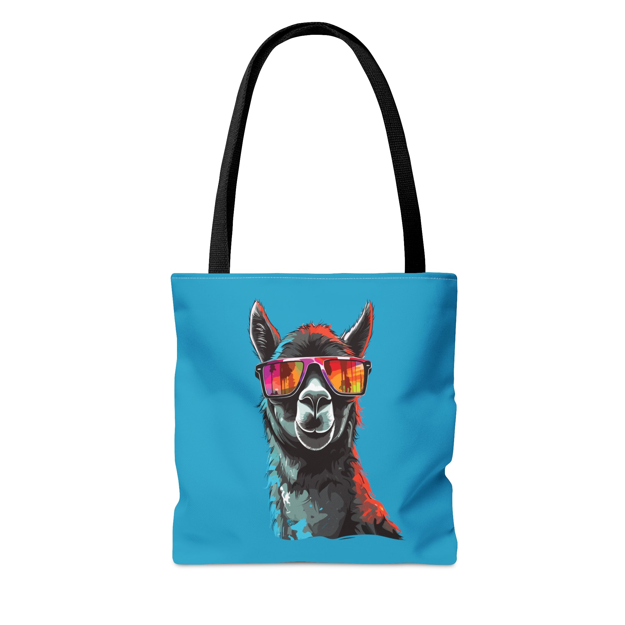 Black Llama Sunglasses Tote Bag   