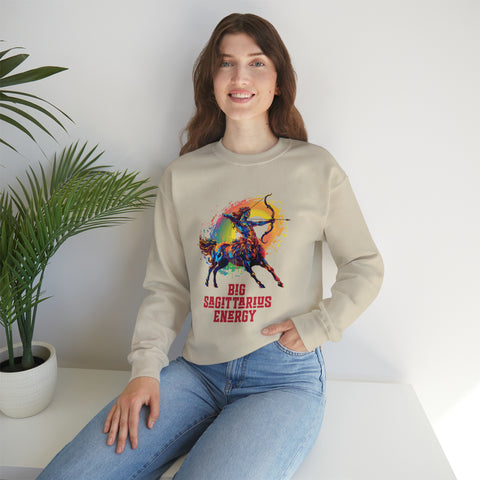 Unisex Big Sagittarius Energy Sweatshirt   