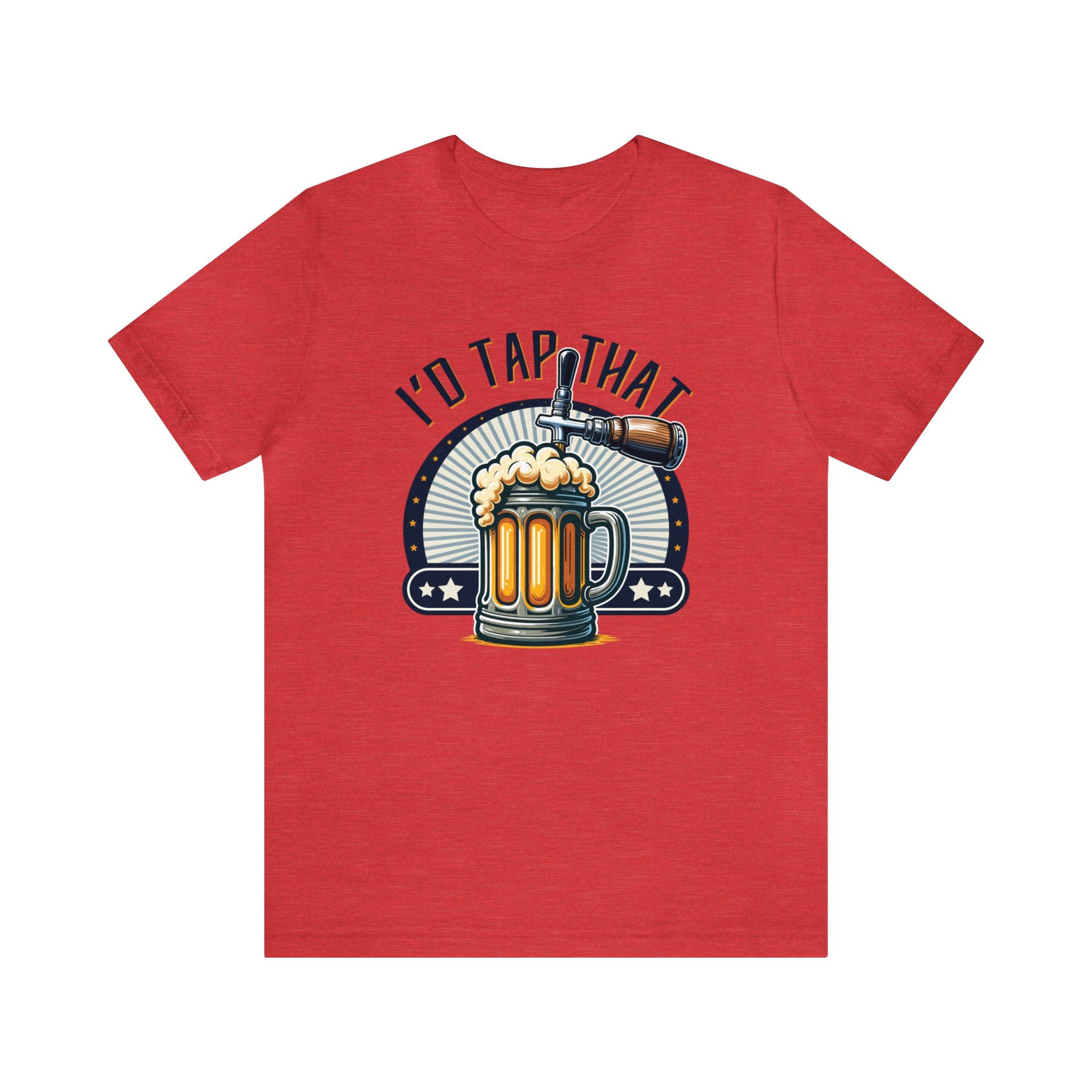 Unisex I'd Tap That T Shirt Heather Red S 