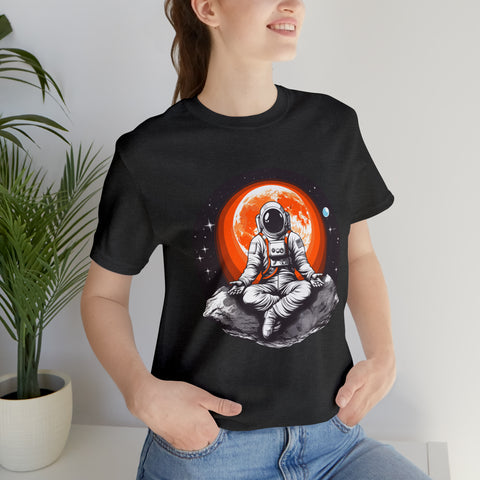 Unisex Meditating Astronaut T Shirt   