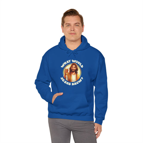 Unisex What Would Jesus Brew Beer Hoodie   