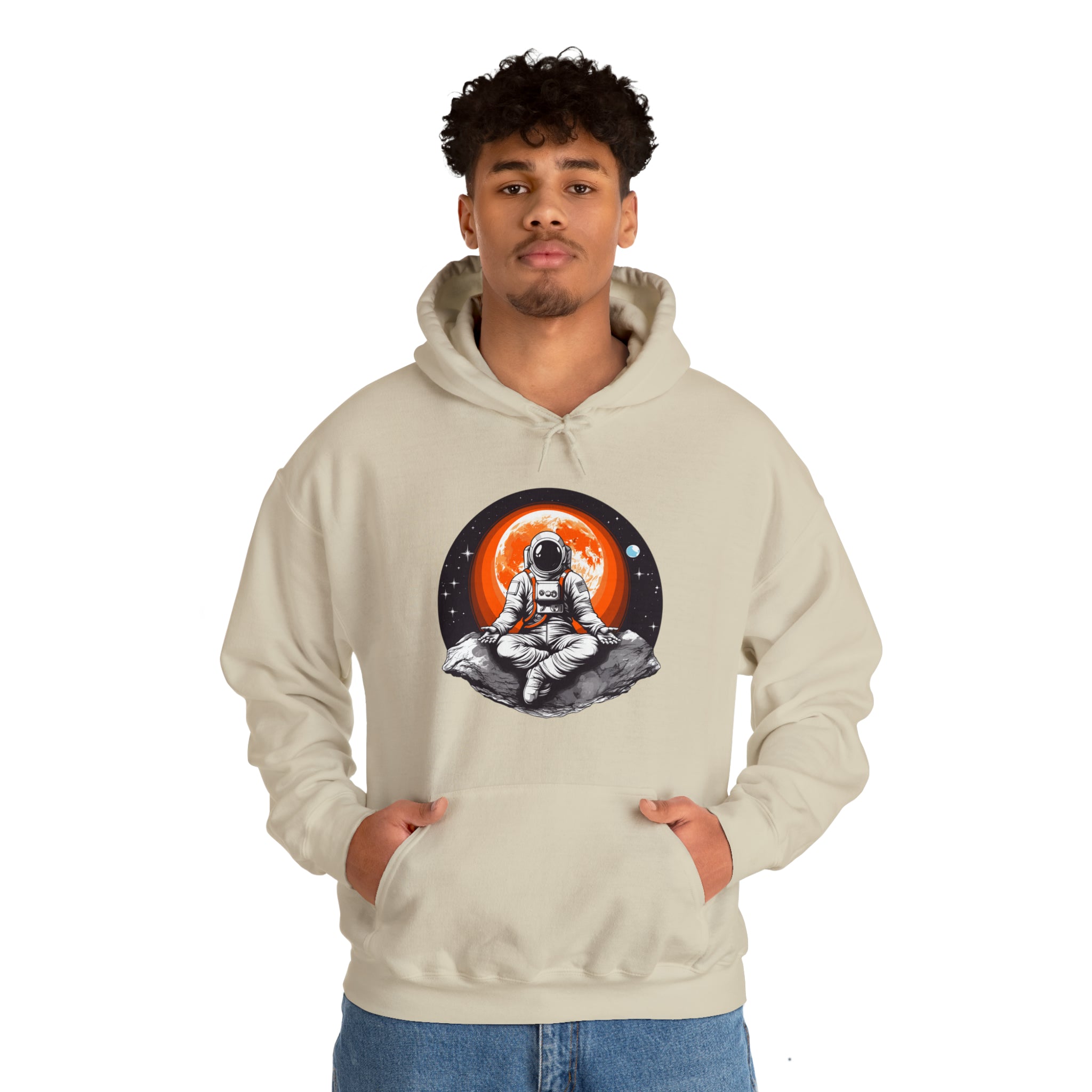 Unisex Meditating Astronaut Hoodie   