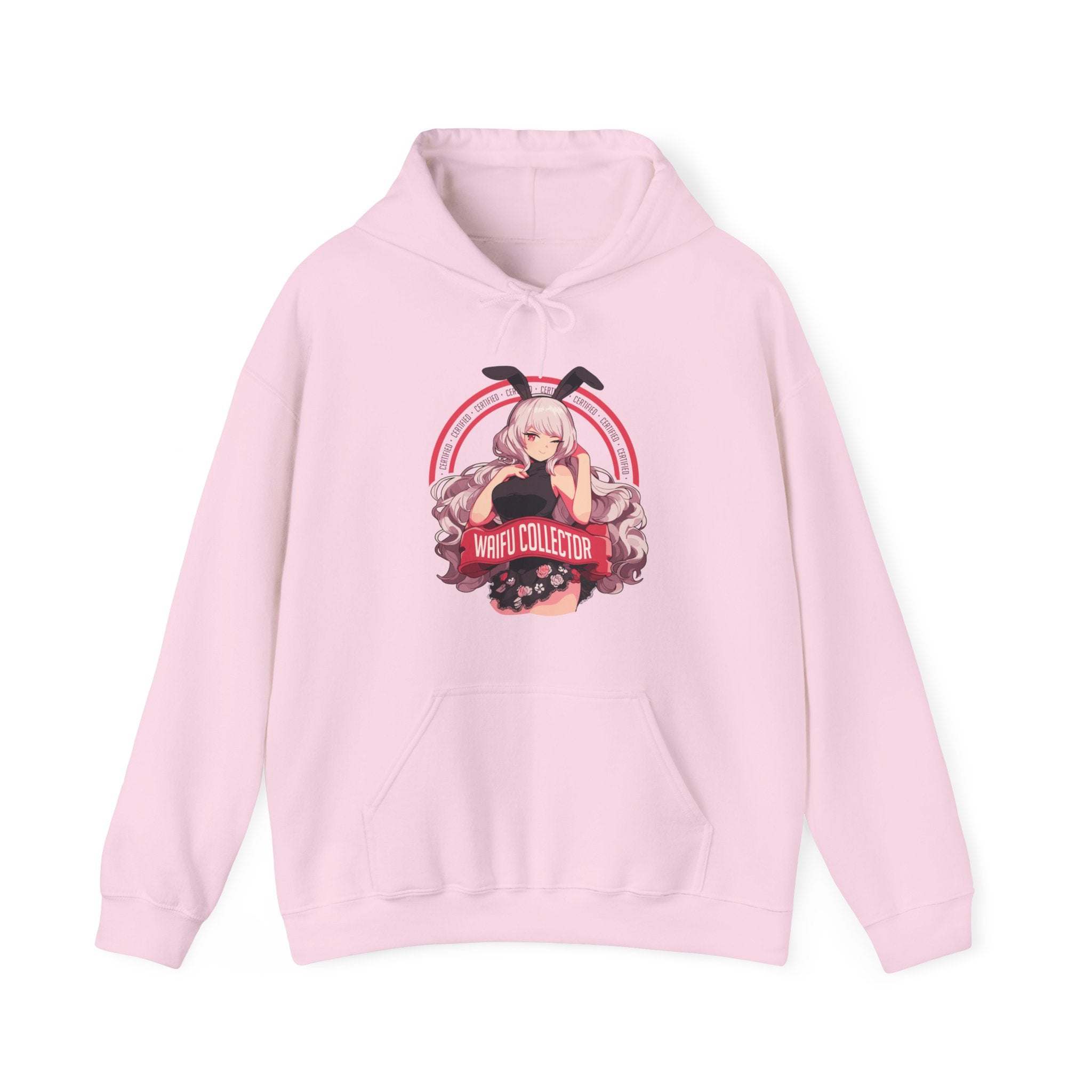 Unisex Certified Waifu Collector Hoodie Light Pink S 