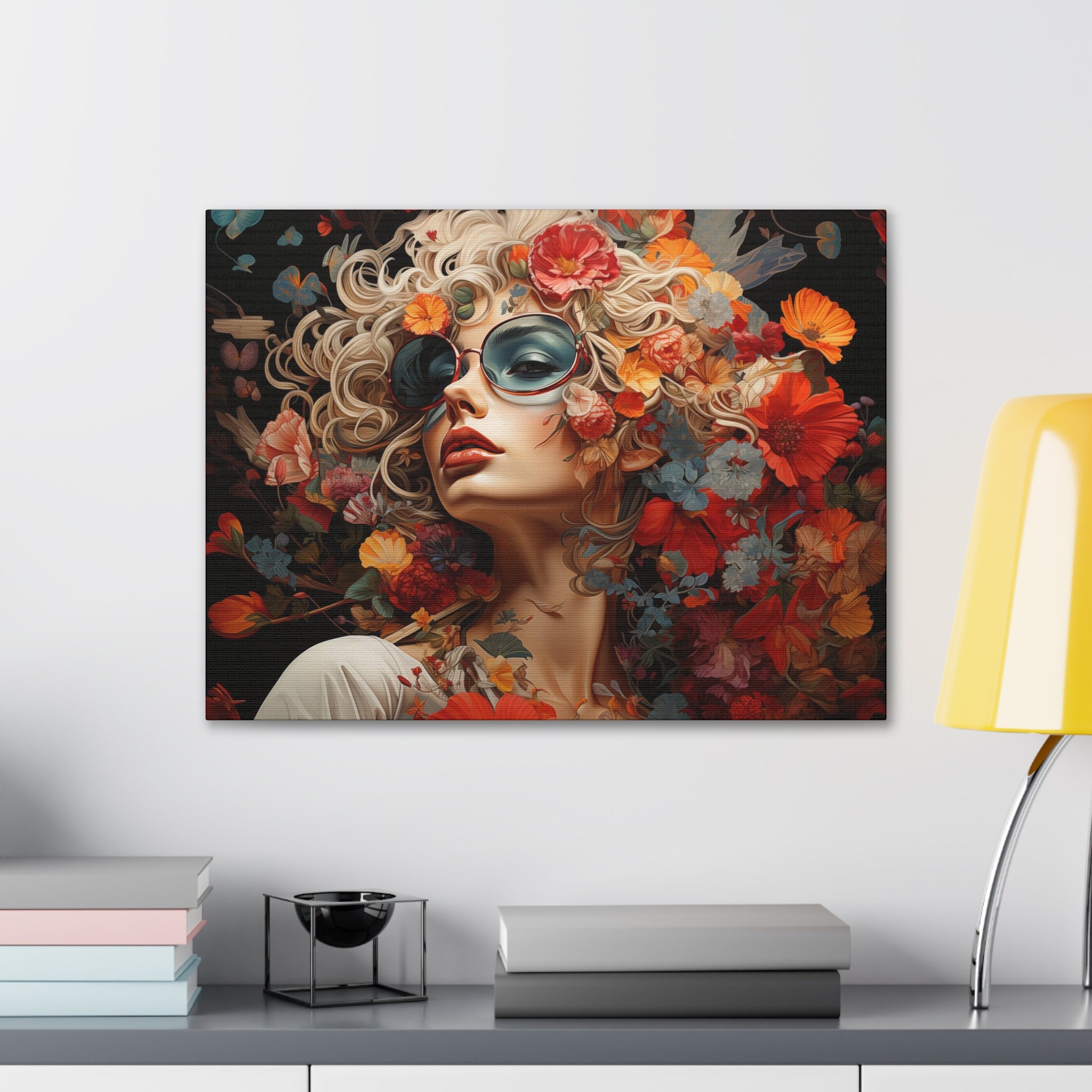 Flower Woman Wall Art   