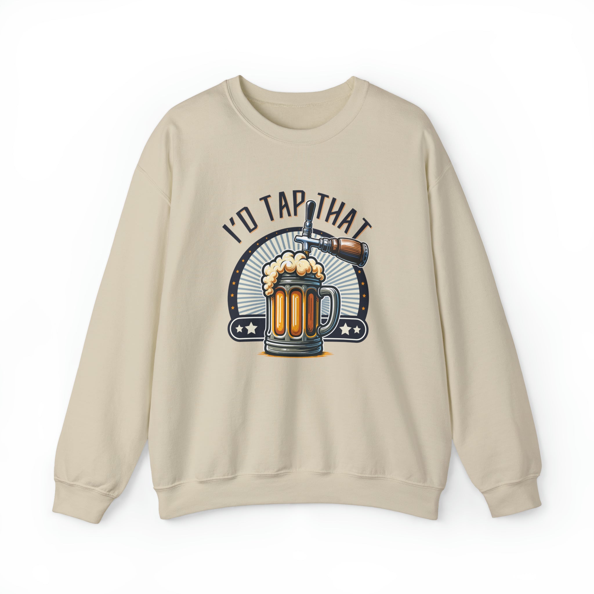 Unisex I'd Tap That Sweatshirt S Sand 