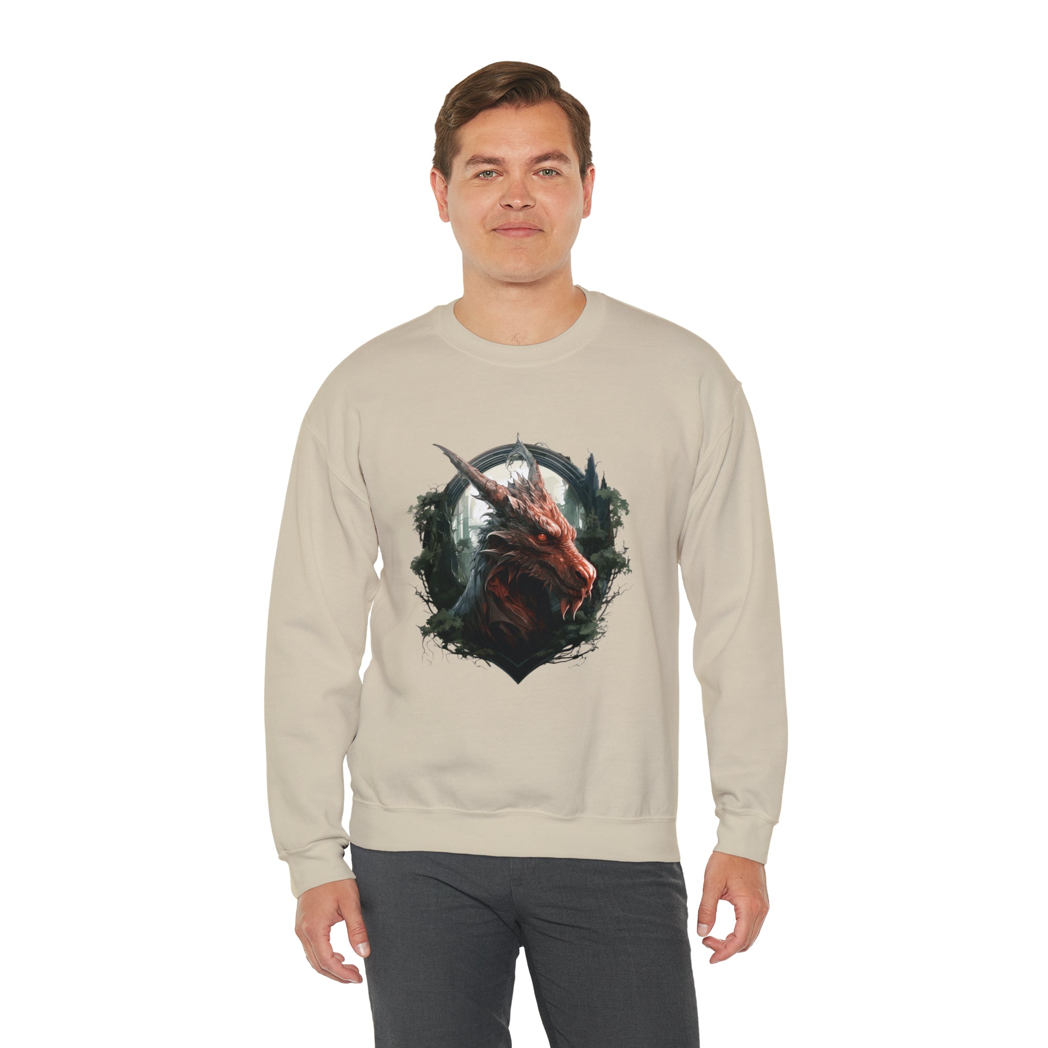 Unisex Dragon Face Sweatshirt   