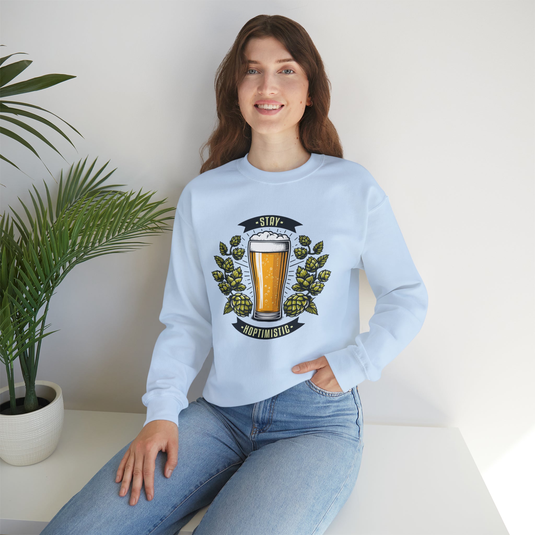 Unisex Stay Hoptimistic Sweatshirt   