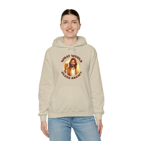 Unisex What Would Jesus Brew Beer Hoodie   