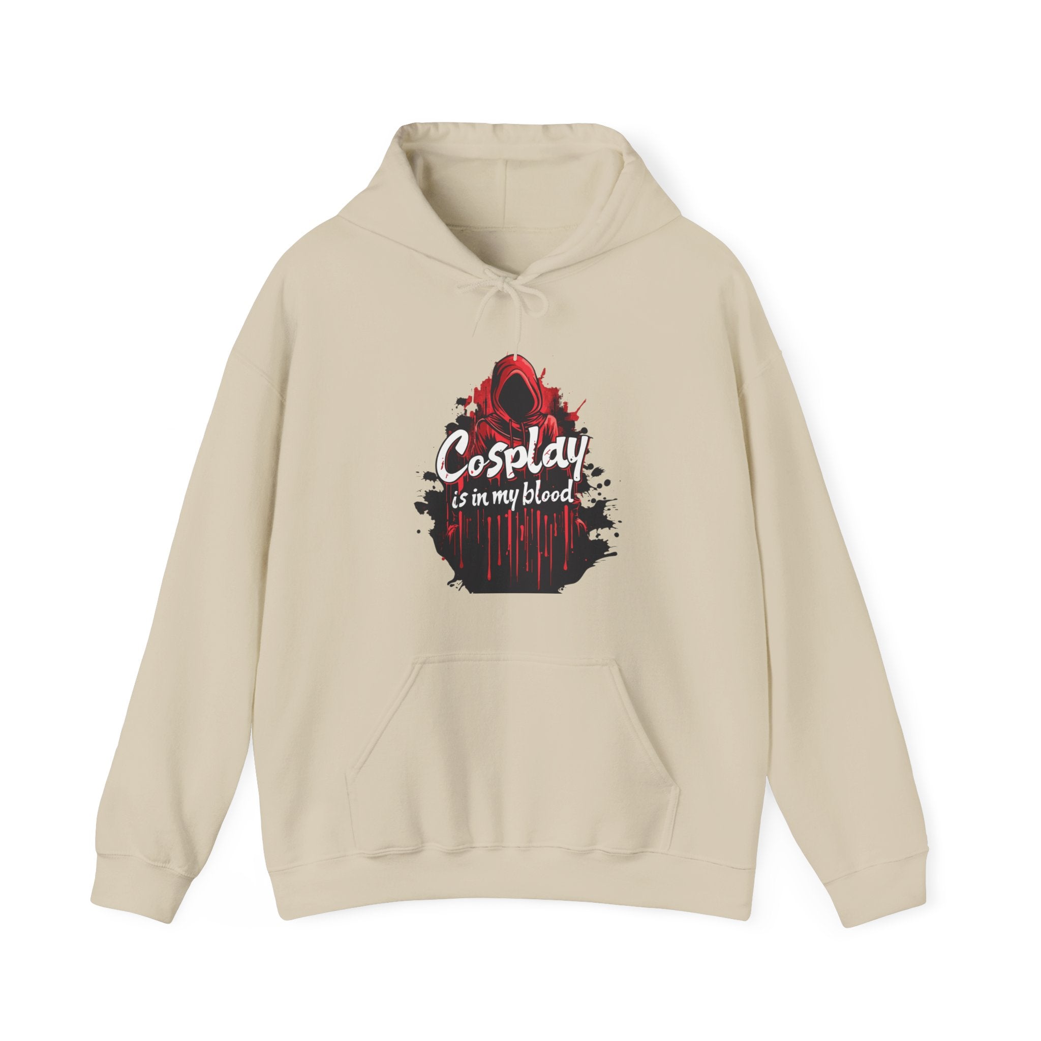 Unisex Cosplay is in my Blood Hoodie Sand S 