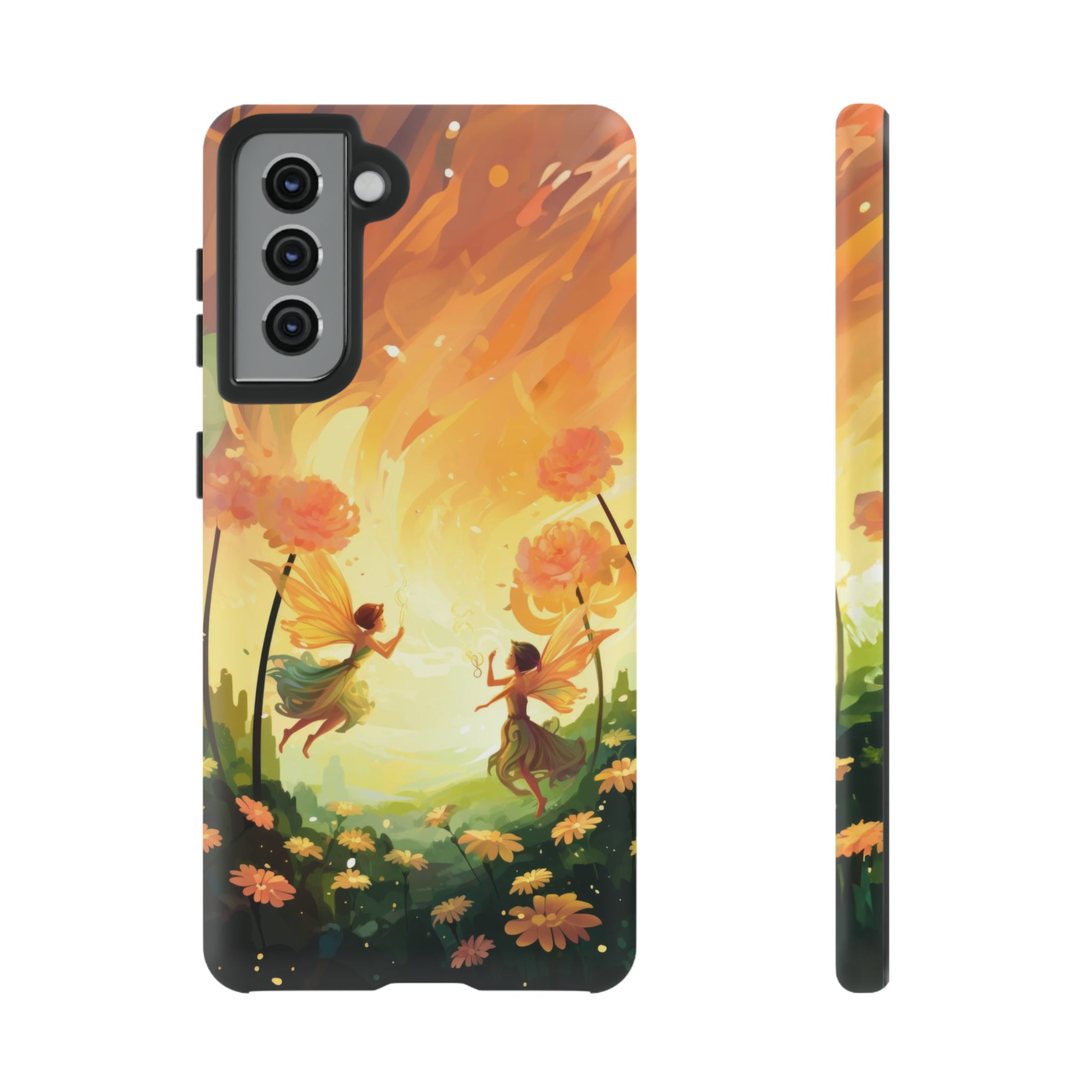 Fairy Flowers Phone Case Samsung Galaxy S21 Matte 