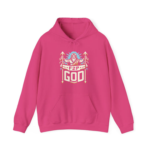 Unisex F2P God Hoodie Heliconia S 