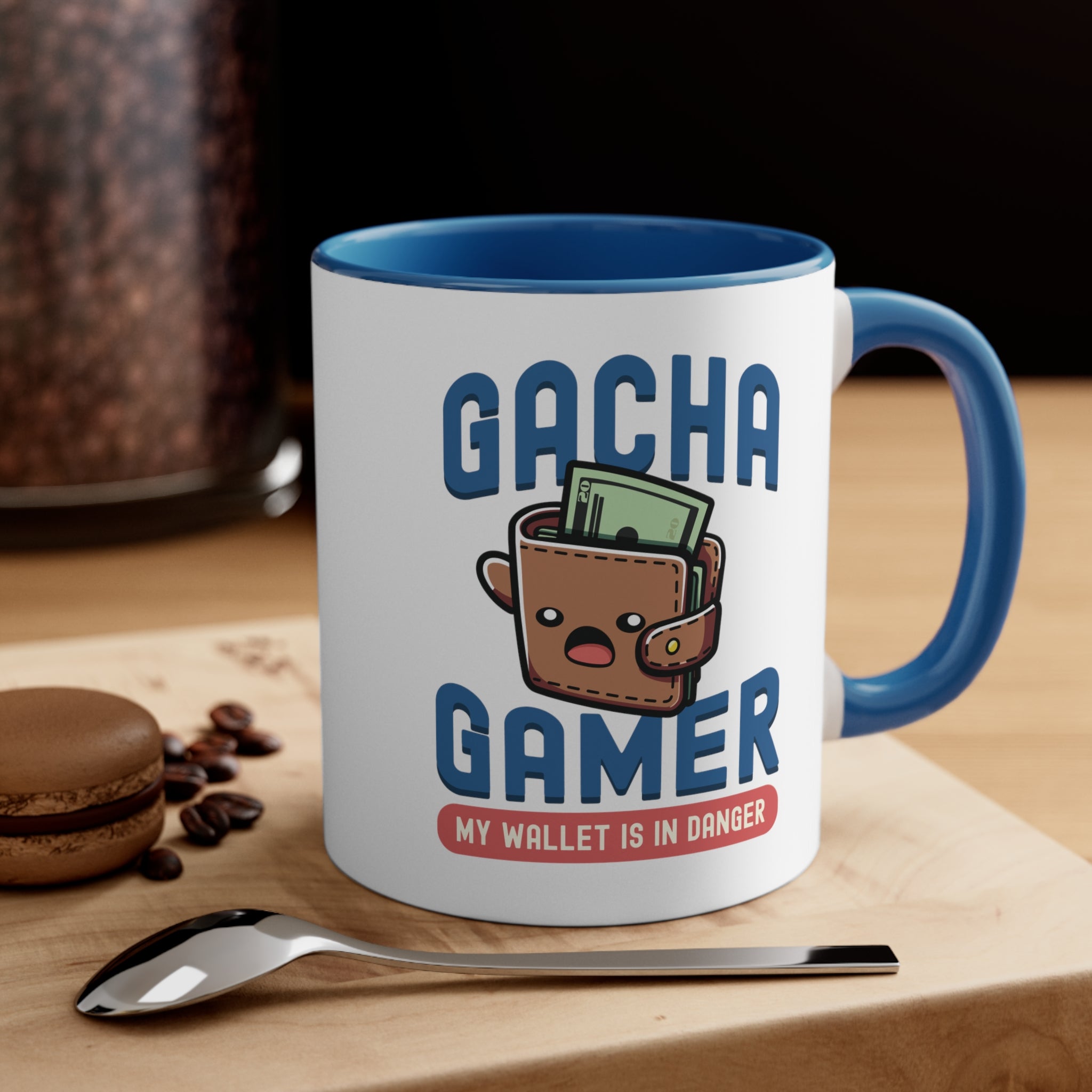 11oz Gacha Gamer My Wallet is in Danger Coffee Mug   