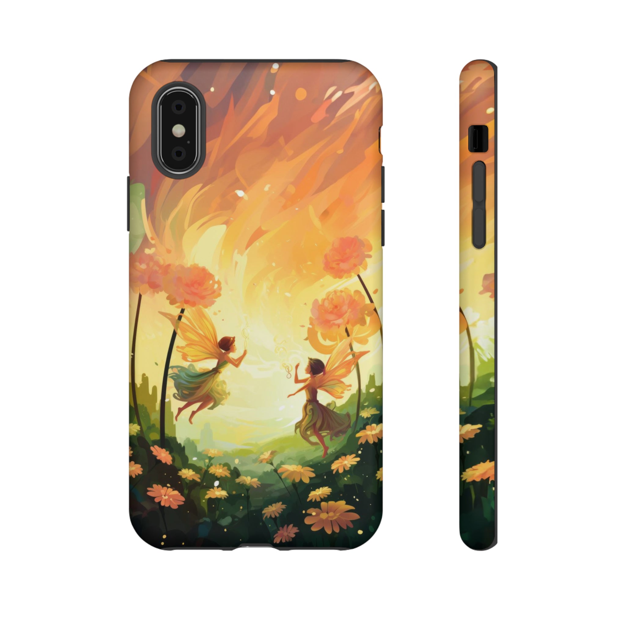 Fairy Flowers Phone Case iPhone XS Matte 