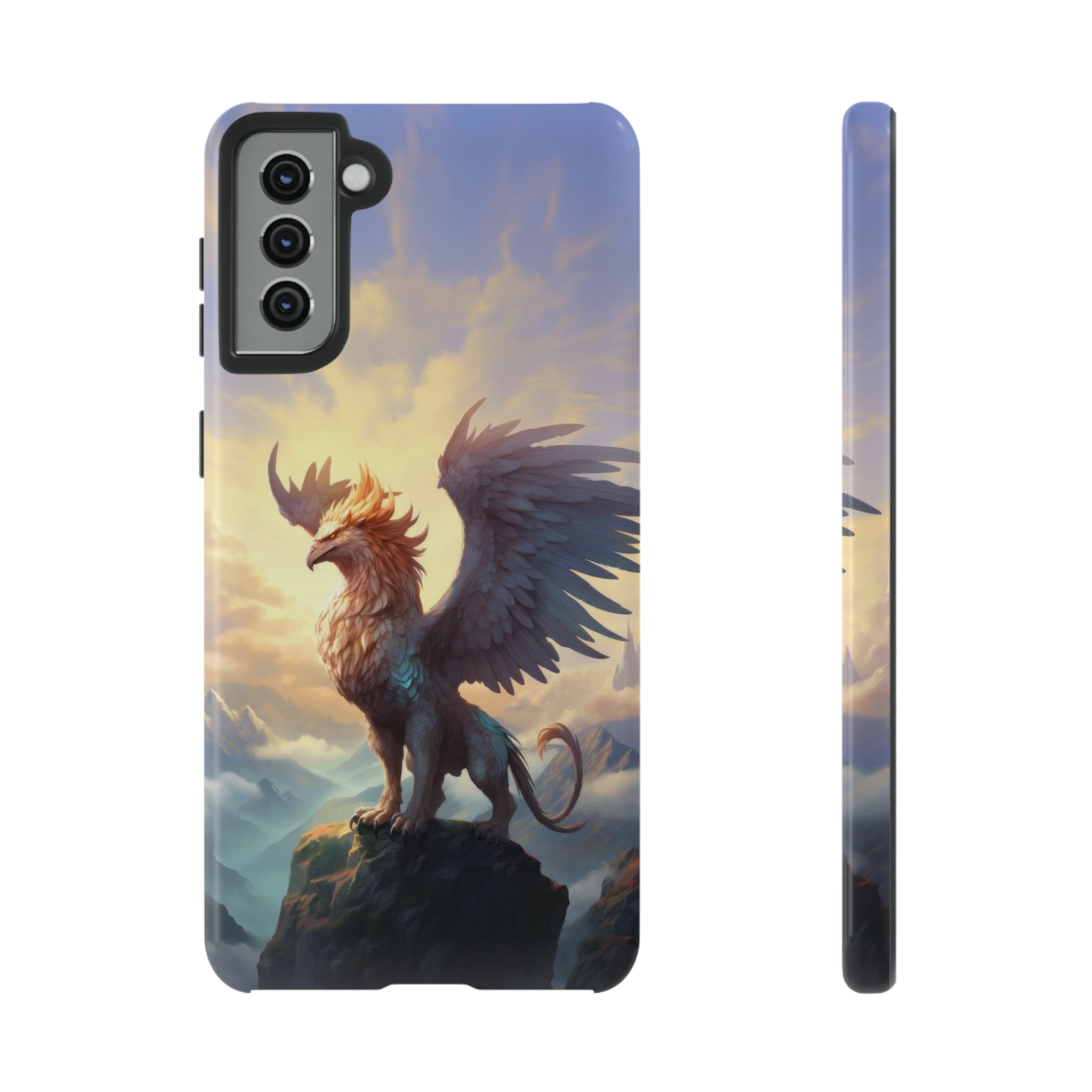 Mountaintop Griffin Phone Case Samsung Galaxy S21 Plus Glossy 